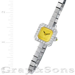 Corum sugar cube 137.425.47 stainless steel 16mm Quartz watch