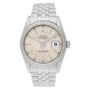 Rolex Datejust 16220 Stainless Steel Silver dial 36mm Automatic watch